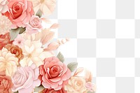 PNG  Peach and rose pink backgrounds pattern flower. AI generated Image by rawpixel.