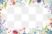 PNG  Floral backgrounds pattern paper. AI generated Image by rawpixel.