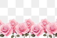 PNG  Pink rose flower petal plant white background. AI generated Image by rawpixel.