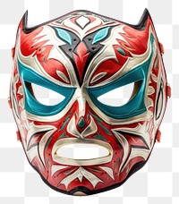 PNG Mask wrestling white background celebration. AI generated Image by rawpixel.