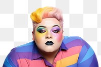 PNG Pride month portrait adult photo. AI generated Image by rawpixel.
