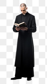PNG Reading overcoat standing book. AI generated Image by rawpixel.