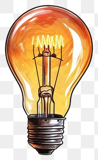 PNG Light Bulb lightbulb white background electricity. AI generated Image by rawpixel.