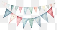 PNG Christmas bunting white background clothesline celebration. AI generated Image by rawpixel.