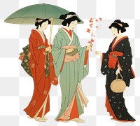 PNG Kimono fashion adult woman. AI generated Image by rawpixel.