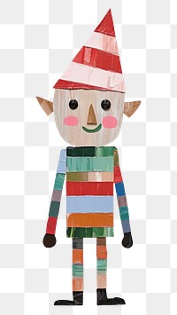 PNG Christmas elf christmas craft art. AI generated Image by rawpixel.