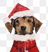 PNG Dog christmas mammal animal. 