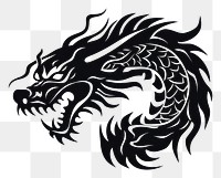 PNG Chinese dragon animal black creativity. AI generated Image by rawpixel.
