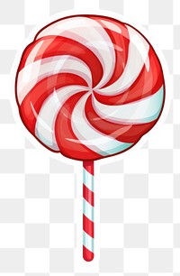 PNG Christmas stick lollipop candy confectionery. AI generated Image by rawpixel.