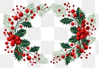 PNG Christmas Wreath wreath christmas pattern. AI generated Image by rawpixel.