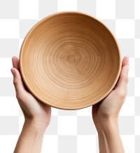 PNG Hand holding bowl white background simplicity ceramic. AI generated Image by rawpixel.