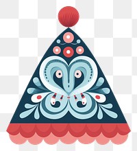 PNG Minimal santa hat art christmas pattern. AI generated Image by rawpixel.