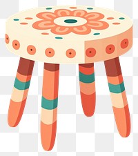 PNG Minimal stool furniture creativity appliance. AI generated Image by rawpixel.