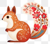 PNG A squirrel pattern animal cute. AI generated Image by rawpixel.