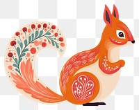 PNG A squirrel pattern animal mammal. AI generated Image by rawpixel.