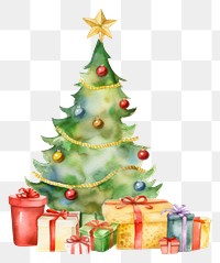 PNG Christmas present cartoon tree AI generated Image by rawpixel