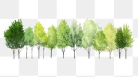 PNG  Green trees outdoors nature forest. AI generated Image by rawpixel.