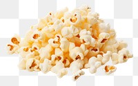 PNG  Popcorn snack food white background AI generated Image by rawpixel