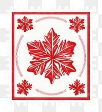 PNG Christmas gift pattern postage stamp rectangle. AI generated Image by rawpixel.