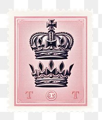 PNG Crown white background postage stamp accessories. AI generated Image by rawpixel.