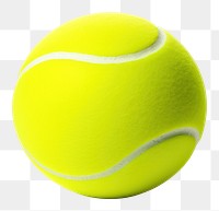 PNG  Tennis ball sports white background football AI generated Image by rawpixel