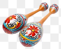 PNG  Maracas white background creativity tradition. AI generated Image by rawpixel.