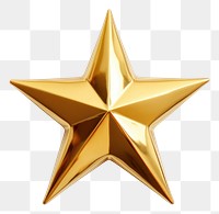 PNG Golden star christmas symbol shiny. AI generated Image by rawpixel.