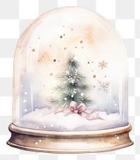 PNG Glass snow globe christmas transparent glass. 