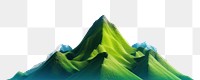PNG  Mountain landscape nature green. AI generated Image by rawpixel.