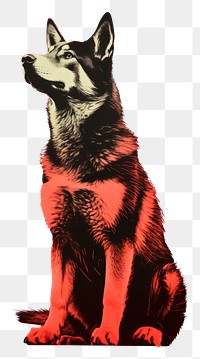 PNG Dog mammal animal black. AI generated Image by rawpixel.