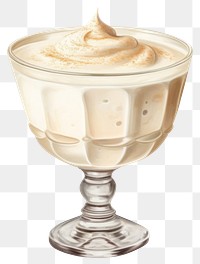 PNG Christmas egg nog lighting dessert drink. AI generated Image by rawpixel.
