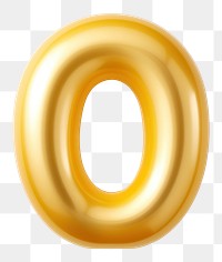 PNG Balloon number gold white background. AI generated Image by rawpixel.