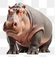 PNG  Hippo wildlife animal mammal. AI generated Image by rawpixel.