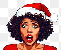 PNG Christmas portrait adult woman. AI generated Image by rawpixel.