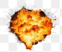 PNG  Explosion fire bonfire black background. AI generated Image by rawpixel.