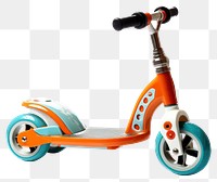 PNG  Kid Scooter scooter vehicle white background. AI generated Image by rawpixel.