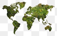 PNG World map outdoors nature forest. AI generated Image by rawpixel.