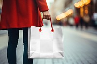 Shopping bag png transparent mockup