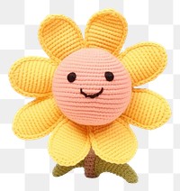 PNG  Flower toy plush cute. AI generated Image by rawpixel.