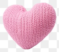 PNG  Heart knitted toy material