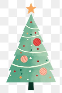 PNG Christmas tree illuminated celebration decoration. AI generated Image by rawpixel.