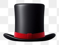 PNG  Top hat white background celebration headwear. AI generated Image by rawpixel.