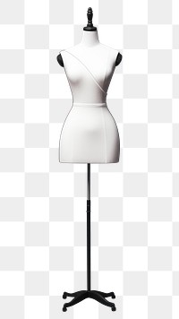 PNG Mannequin dress white  