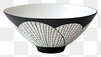 PNG  Rice bowl porcelain black tableware. AI generated Image by rawpixel.