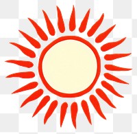 PNG Simple sun logo sunlight pattern. AI generated Image by rawpixel.