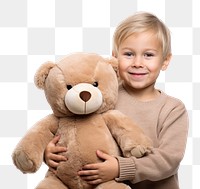 PNG Teddy bear portrait holding plush. AI generated Image by rawpixel.