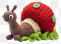 PNG  Knitted cute toy knitted animal plush. AI generated Image by rawpixel.