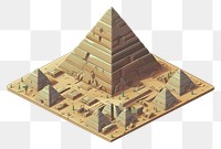 PNG Pyramid architecture art archaeology. AI generated Image by rawpixel.