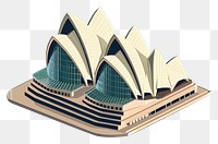PNG Sydney opera house architecture building landmark. AI generated Image by rawpixel.