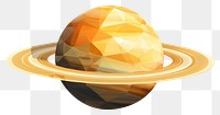 PNG Planet saturn jewelry space white background. AI generated Image by rawpixel.